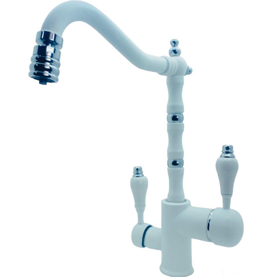 ANTİK ARITMA BEYAZ KROM DESEN EVYE BATARYASI