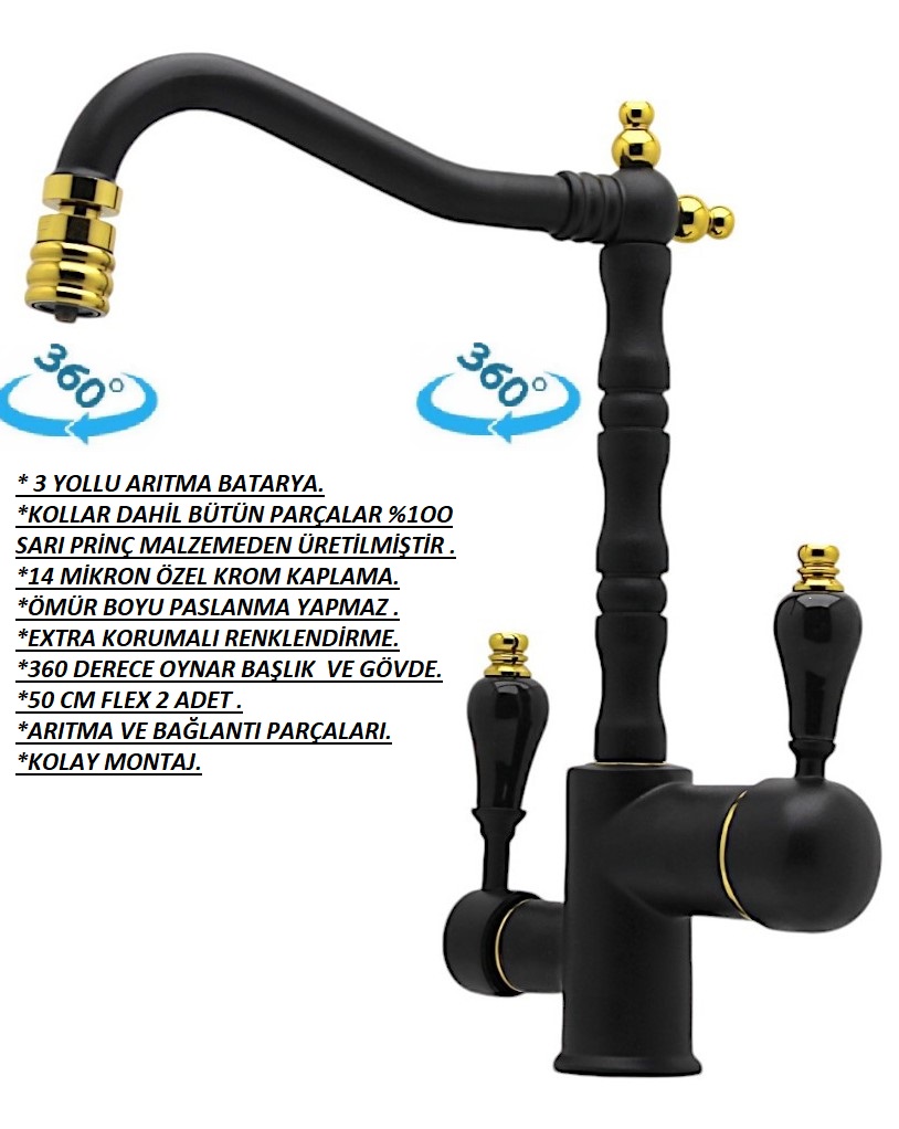 Class damla siyah yüksek çanak lavabo batarya